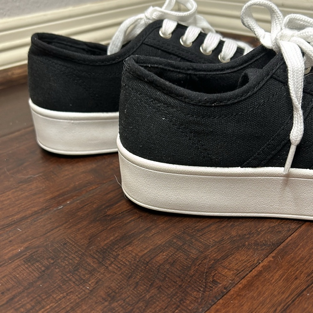 B&W Platform Sneakers - Picture 4 of 5